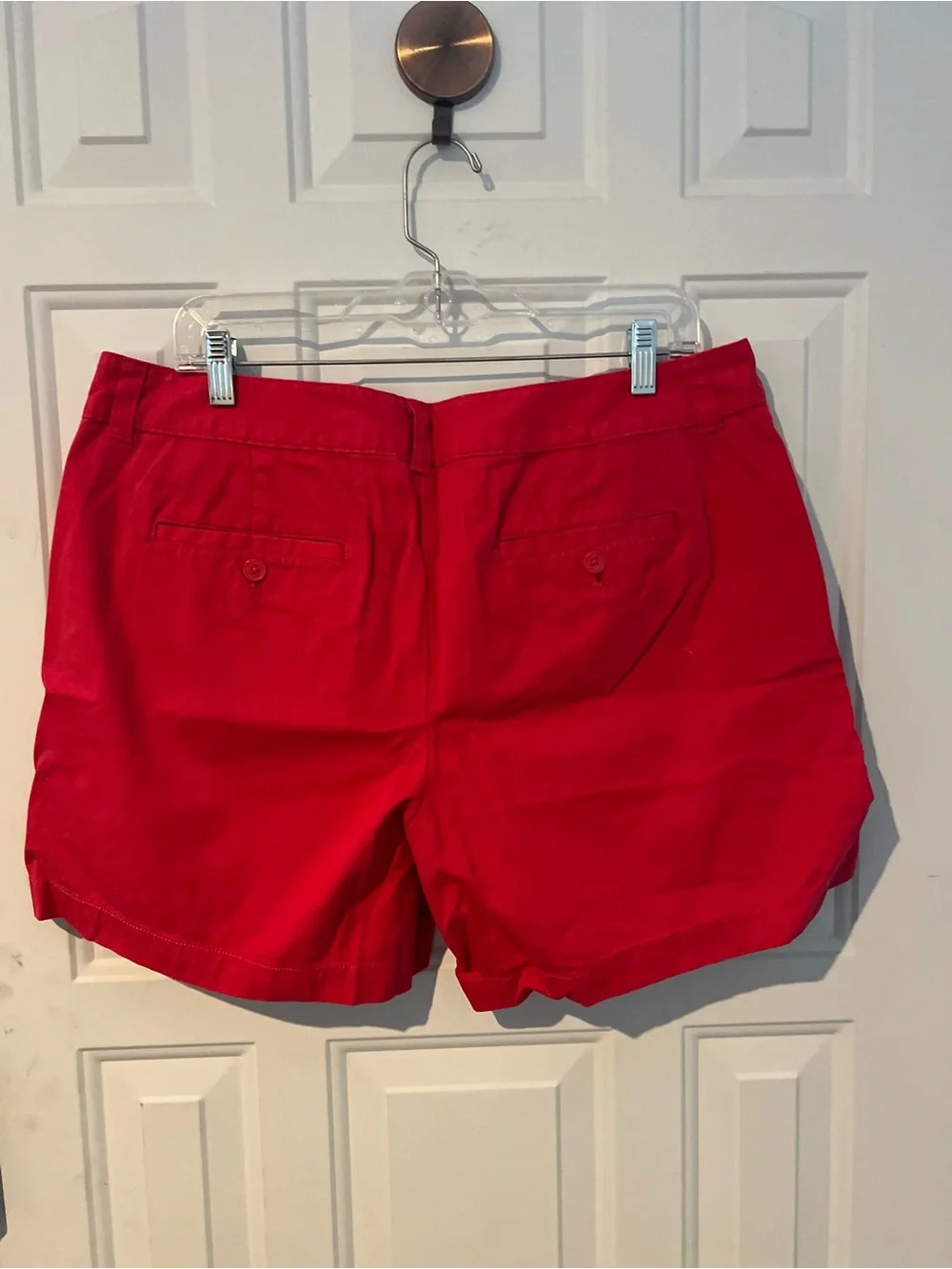 LOFT Pink Cotton Bermuda Shorts